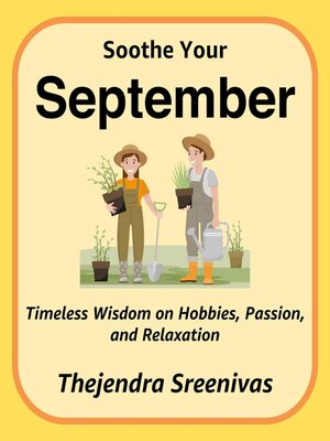cover image of Soothe Your September